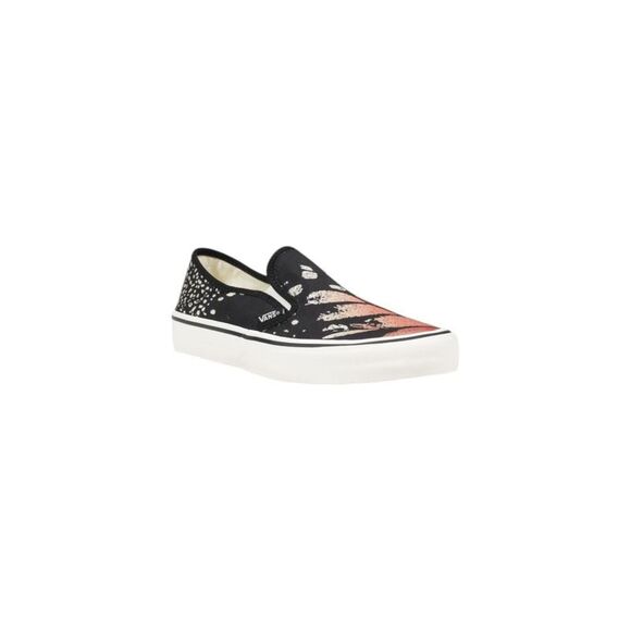 Vans Classic SlipOn Abstract Sneakers Women Black - Picture 2 of 5